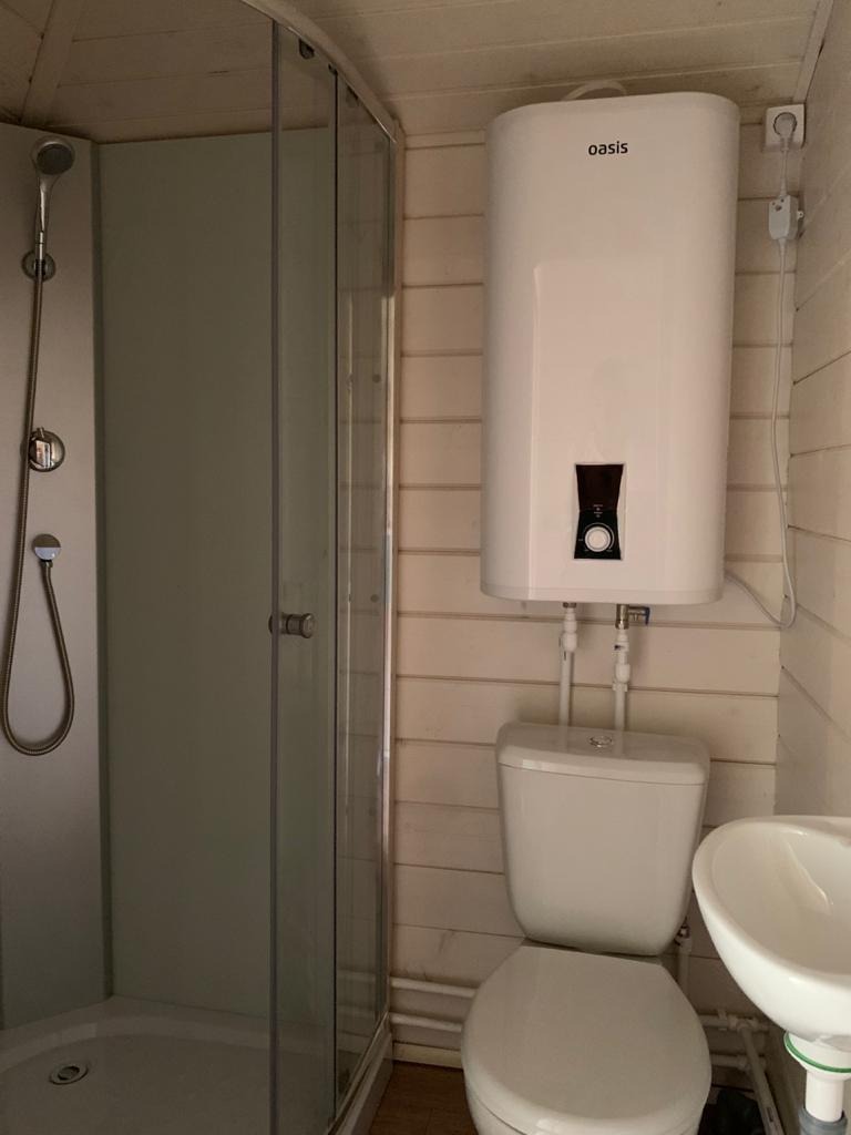 Дом-студия из кедра 6*2.5м. — планировка